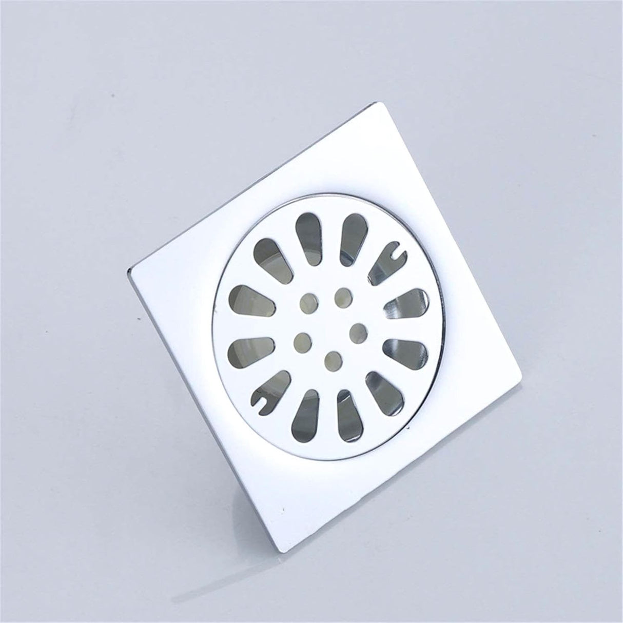 Rejilla Piso 10x10cm Acero Inoxidable