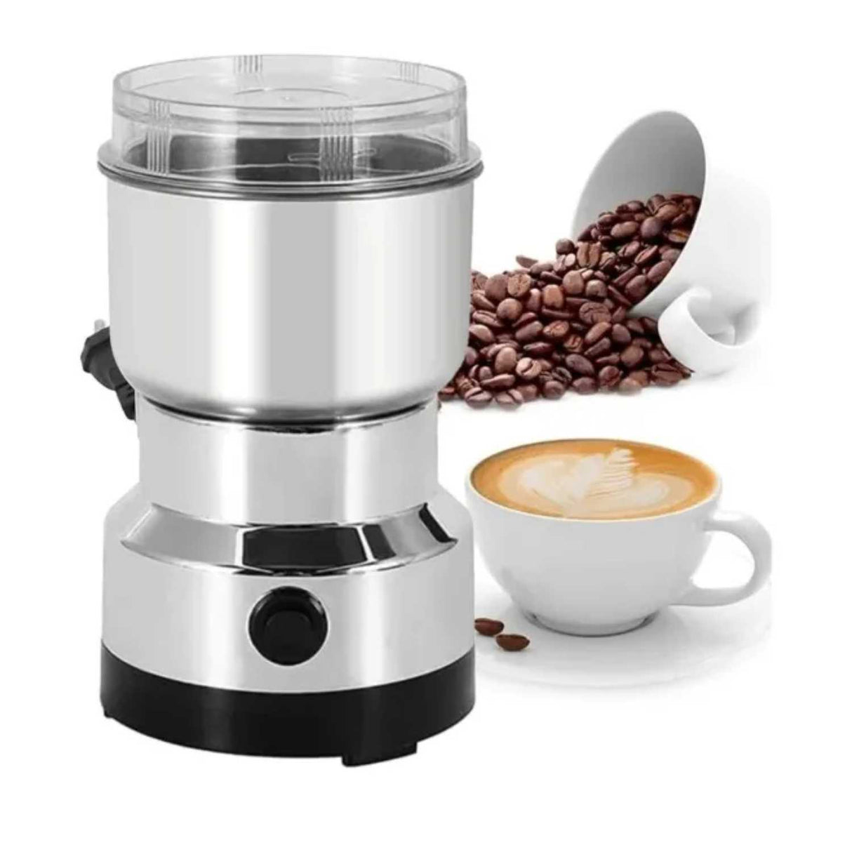 Molino Eléctrico de Café y Especias de Acero Inoxidable