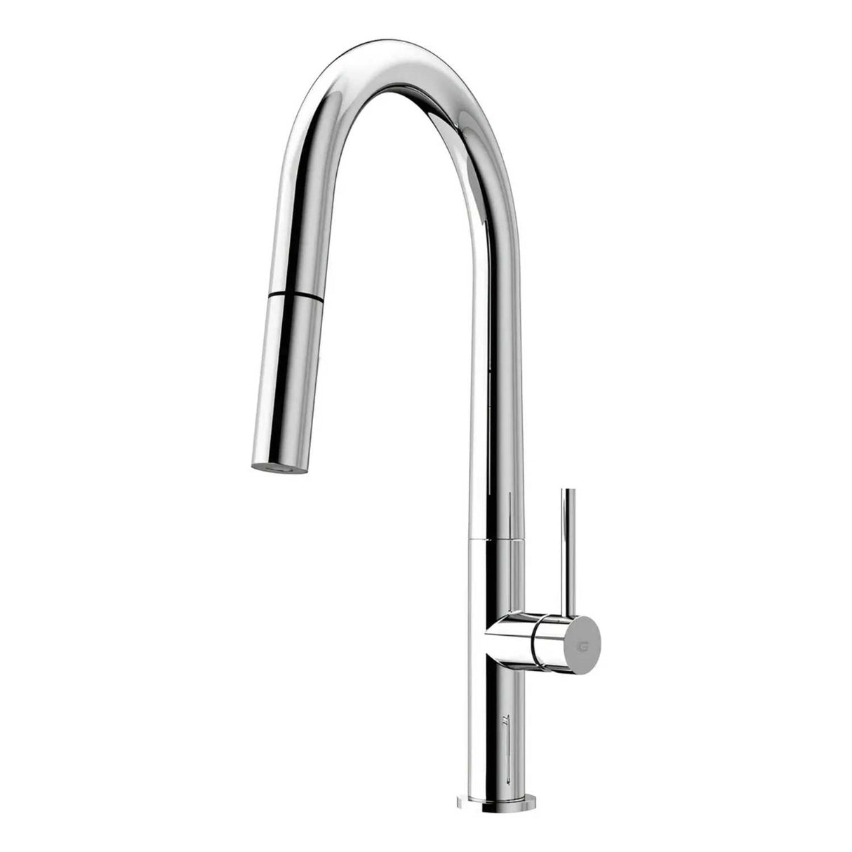 Grifería Lavaplatos Extraíble Cromada 37 cm | Monocontrol Cuello Alto Giro 360°