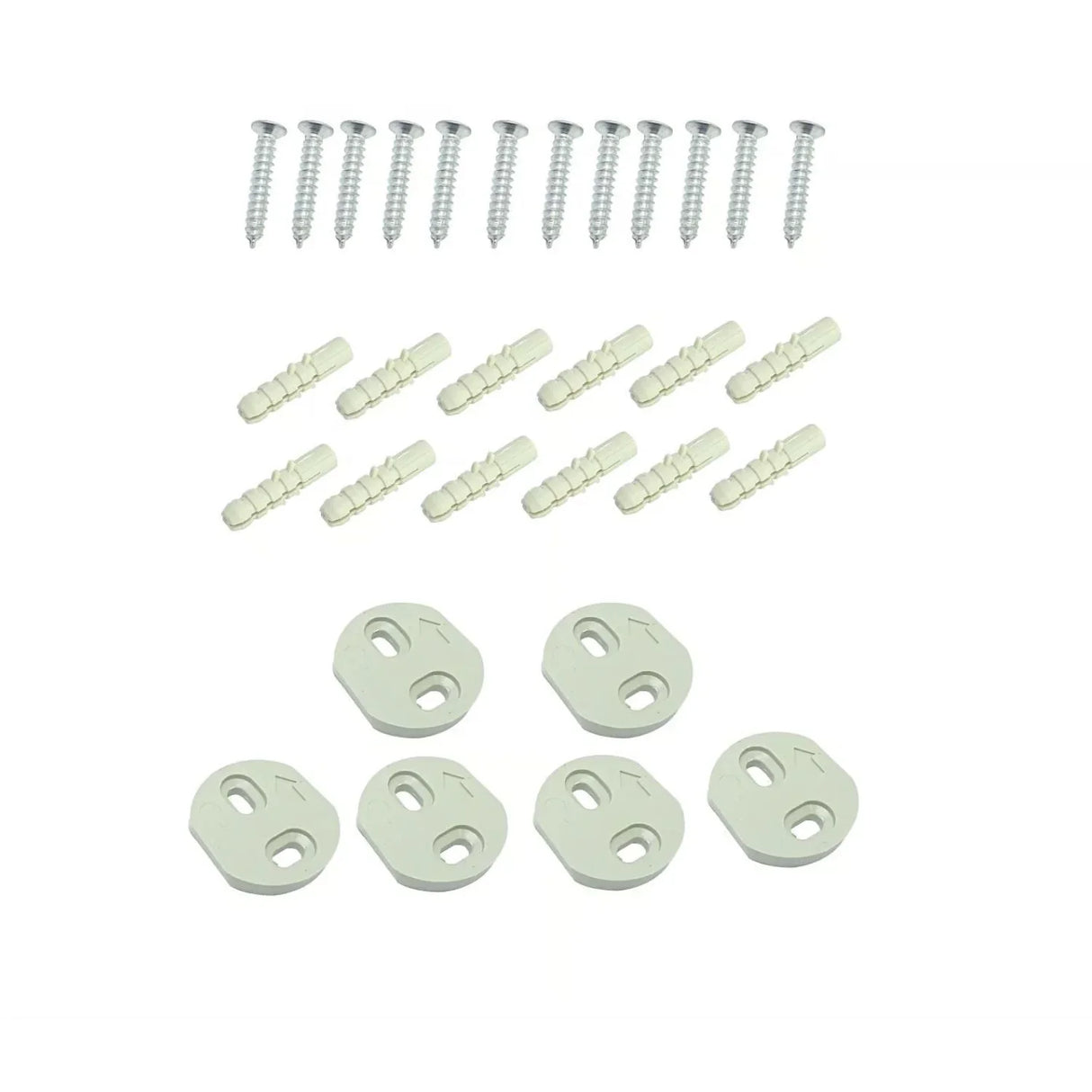 Set de Accesorios para Baño en ABS Cromado, 5 Piezas