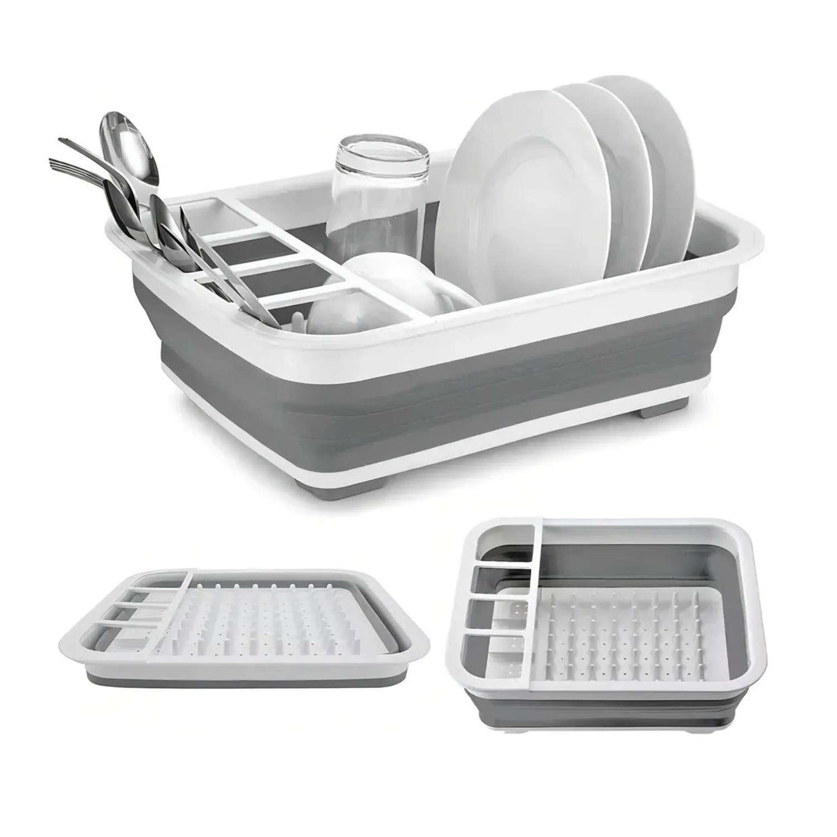 Escurridor Cocina Plegable Compacto Plástico Resistente