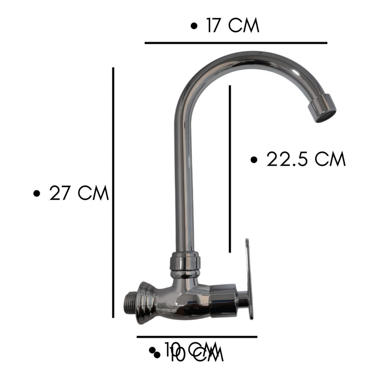 Llave Lavaplatos De Pared Mirage