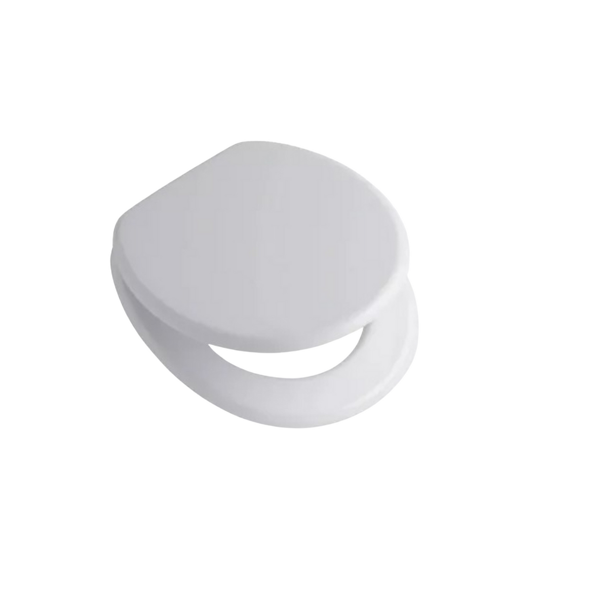 Tapa Asiento Para Sanitario Tipo Alongado, blanco.