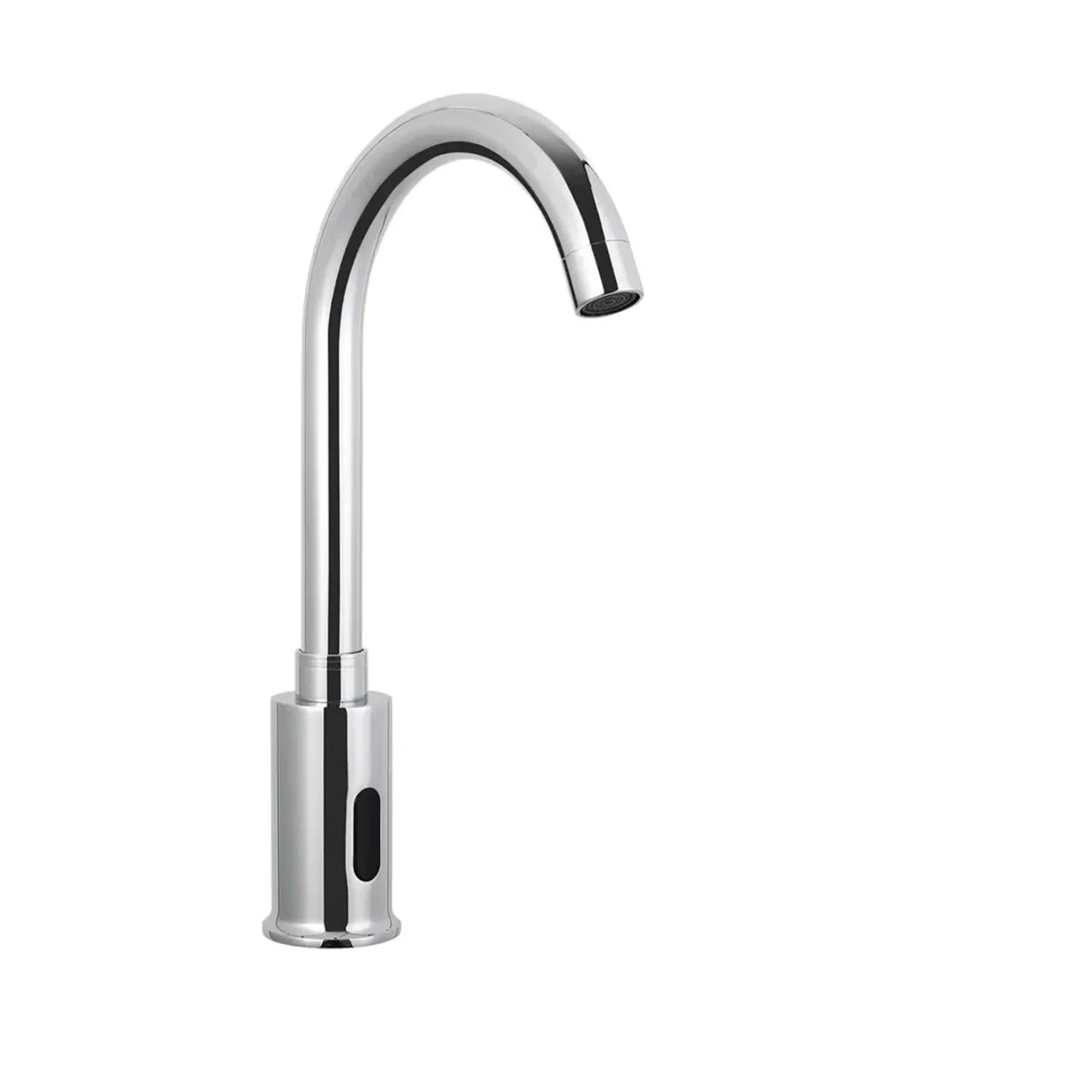 Grifería Sensor Lavamanos Cuello Alto Infrarrojo Hibrida Cro