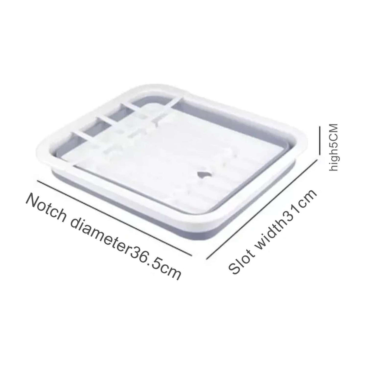 Escurridor Cocina Plegable Compacto Plástico Resistente