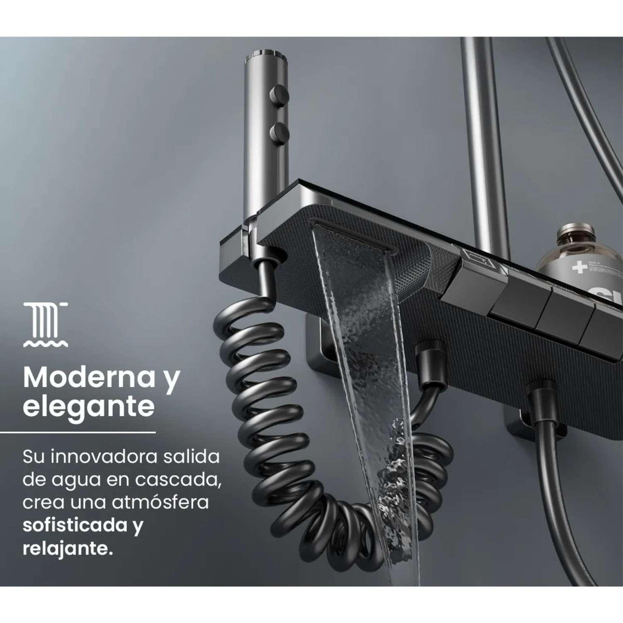 Ducha Inteligente Digital Pantalla Temperatura Ajuste Modos