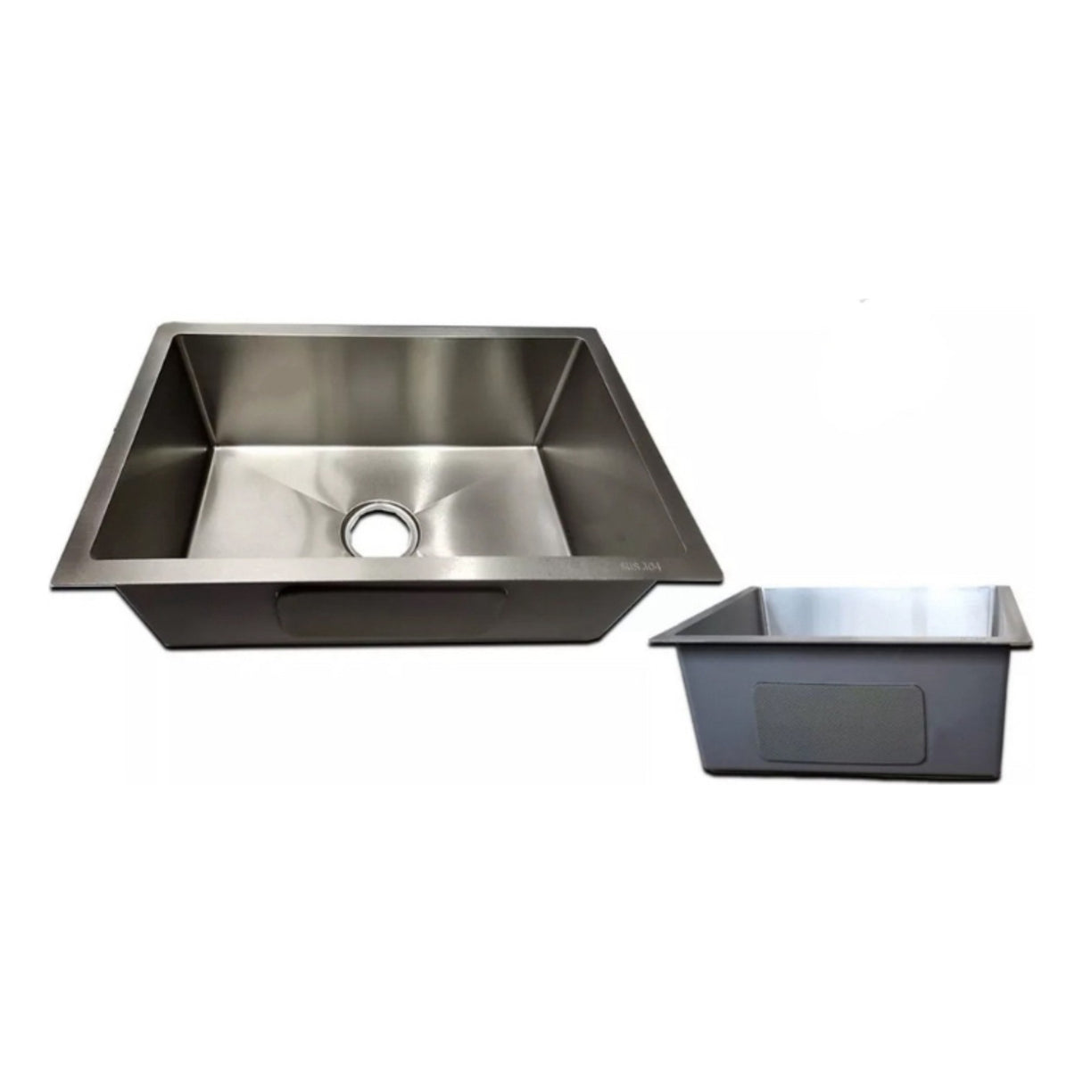 Lavaplatos Empotrar Acero Inoxidable Silver 60x45cm Alta Resistencia