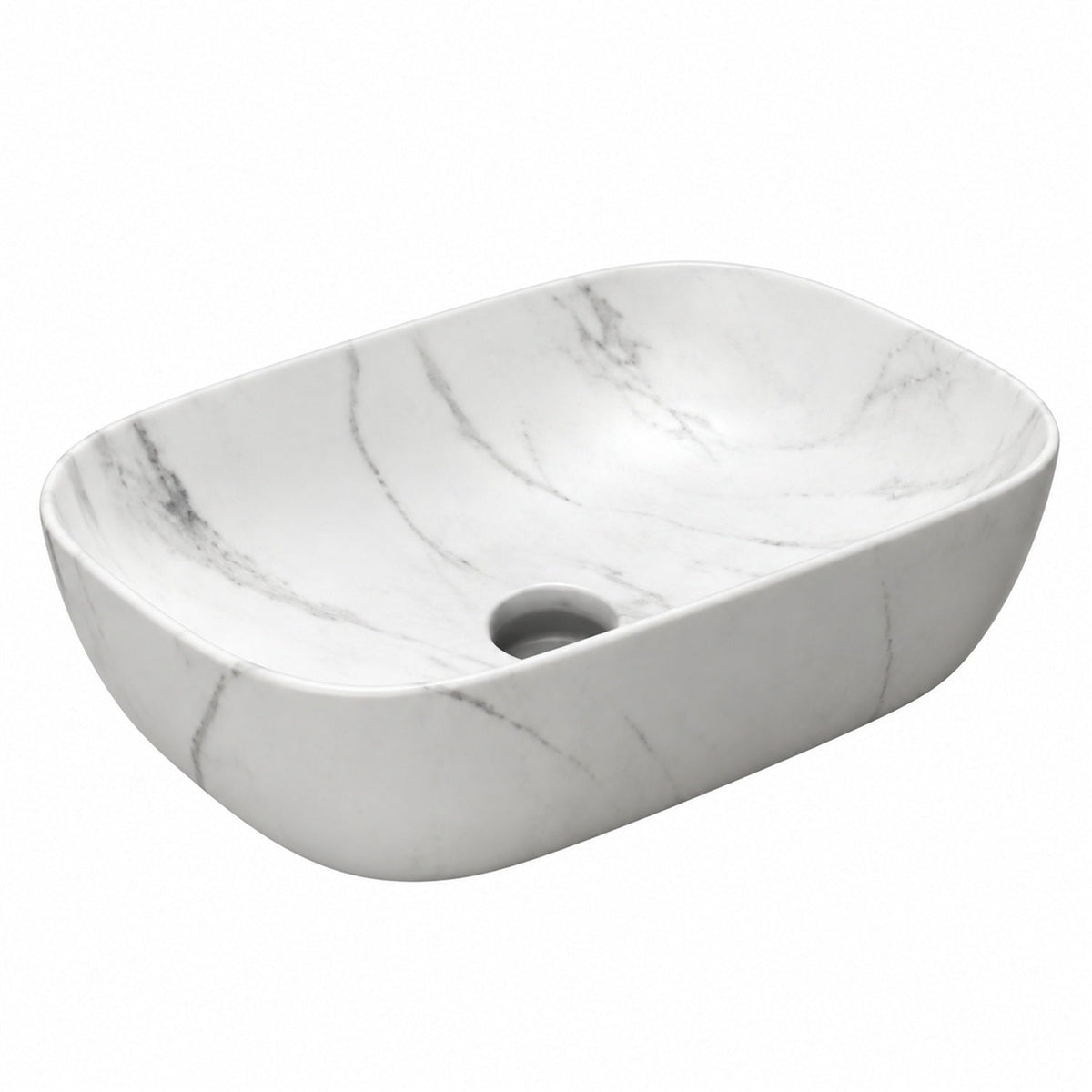 Lavamanos Rectangular Carrara 45,5 X 32,5 X 13,5 Cm, vista del producto