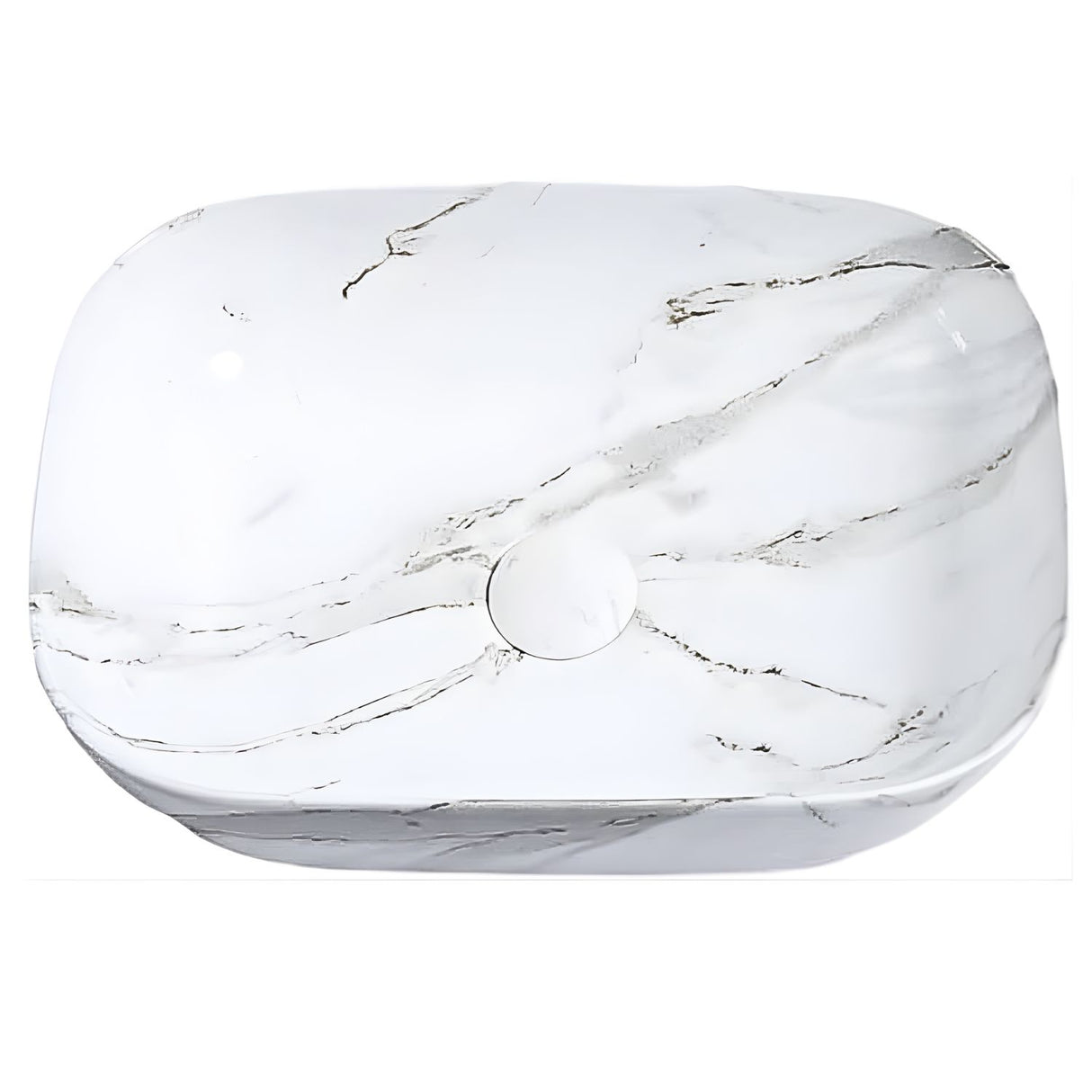 Lavamanos Rectangular Carrara Mate 455x325x135 Cm