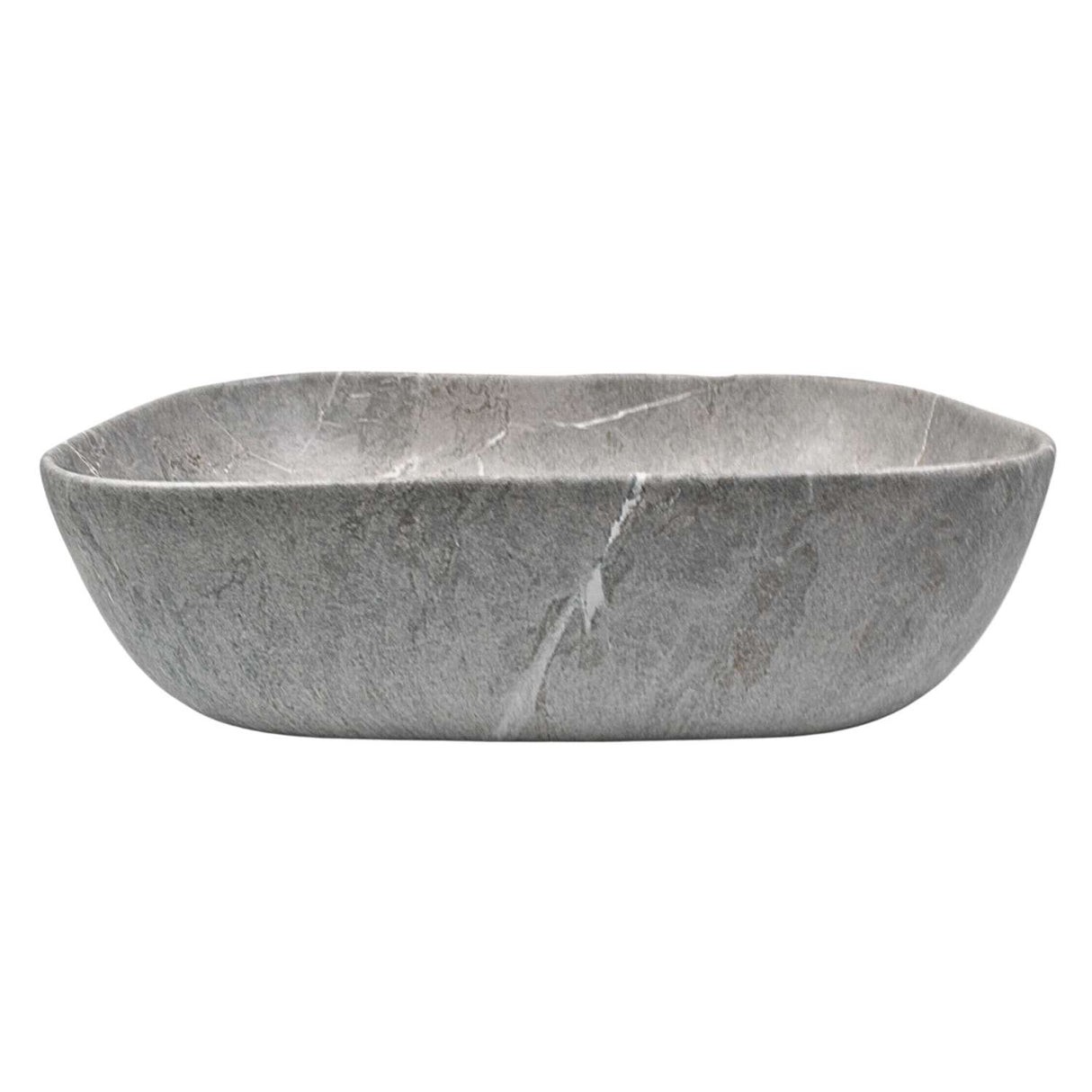 Lavamanos Sobreponer Rectangular Gris 45.5 x 32.5 x 13.5 cm | Diseño Moderno para Baño