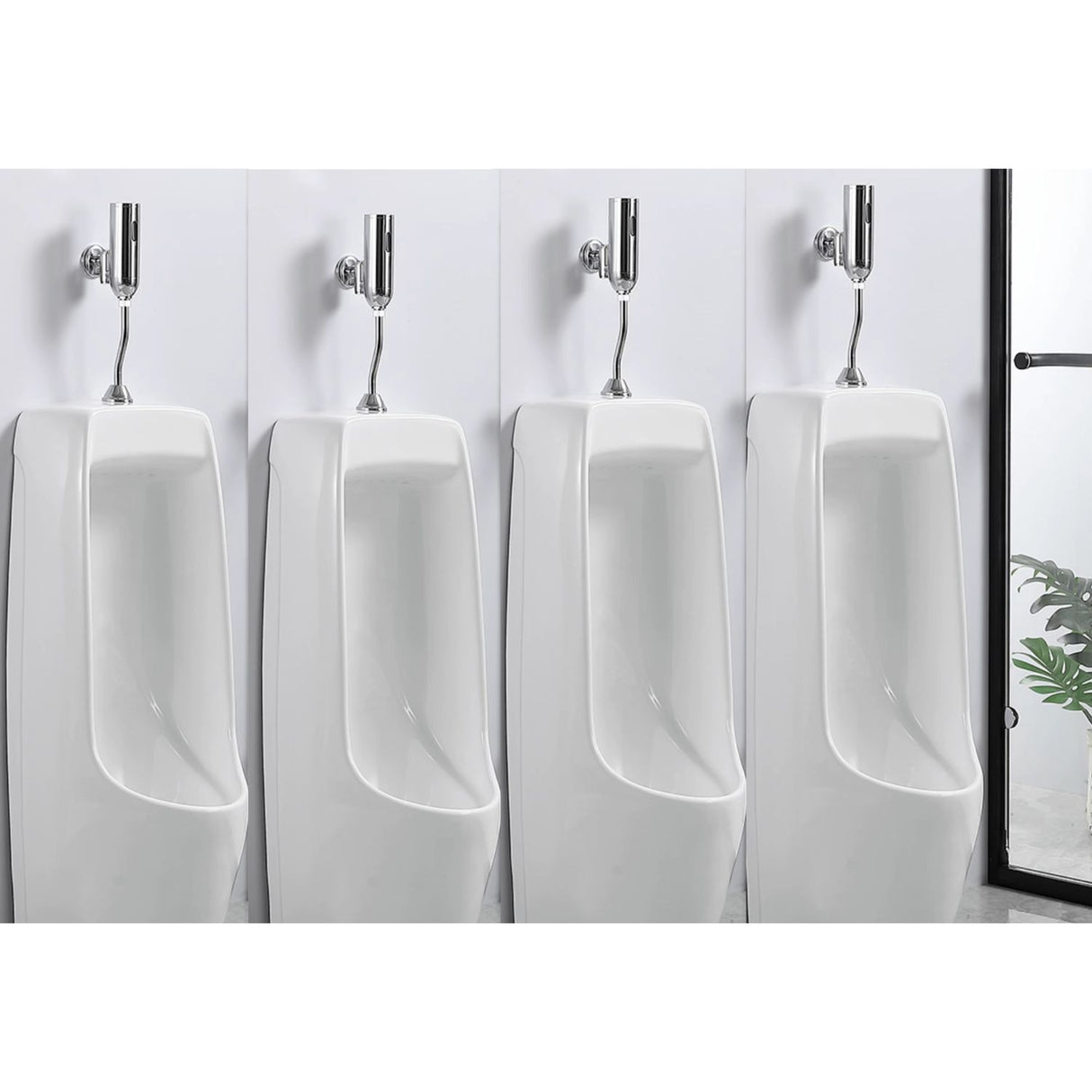 Valvula Descarga Automatica Orinal Sensor Infrarrojo Laton Cromado