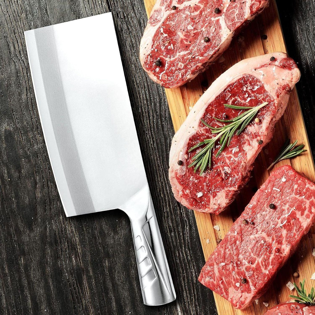 Cuchillo Industrial Acero Inoxidable De Lujo.