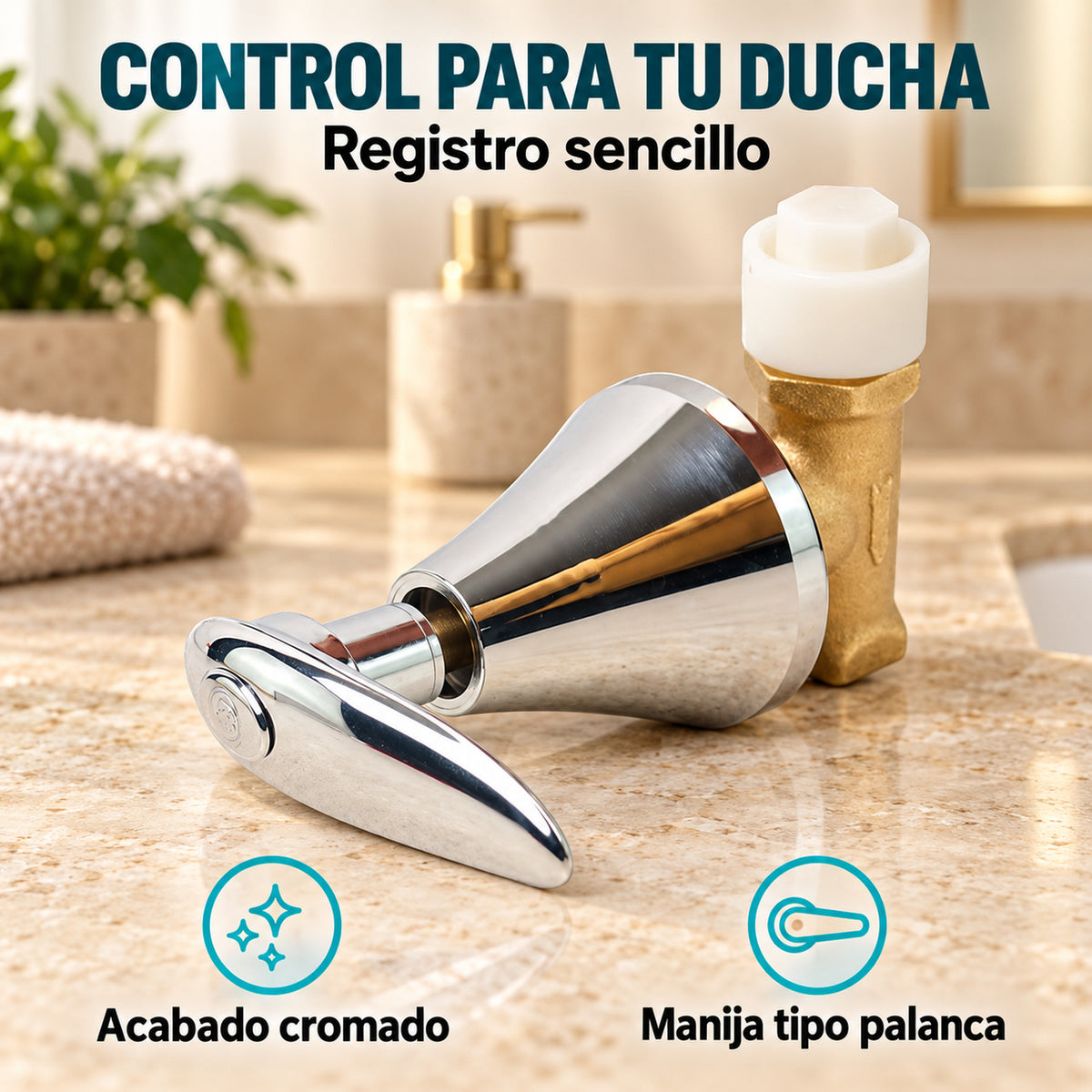 Diseño y características del registro de ducha