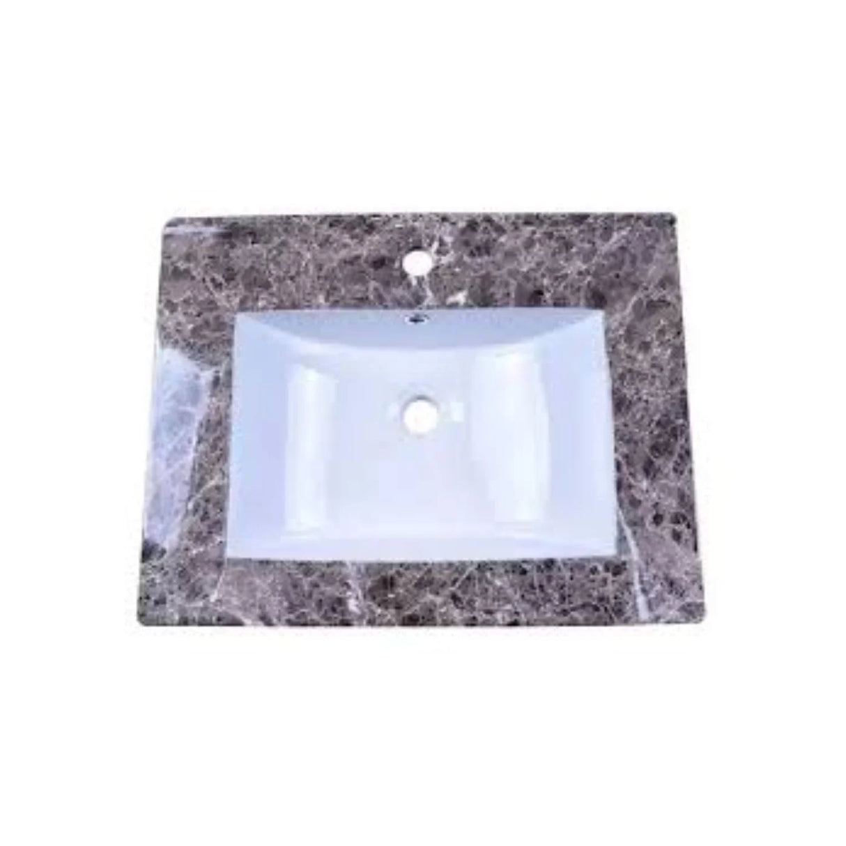 LAVAMANOS INTEGRADO EN PORCELANA POLICOLOR 60*47CM