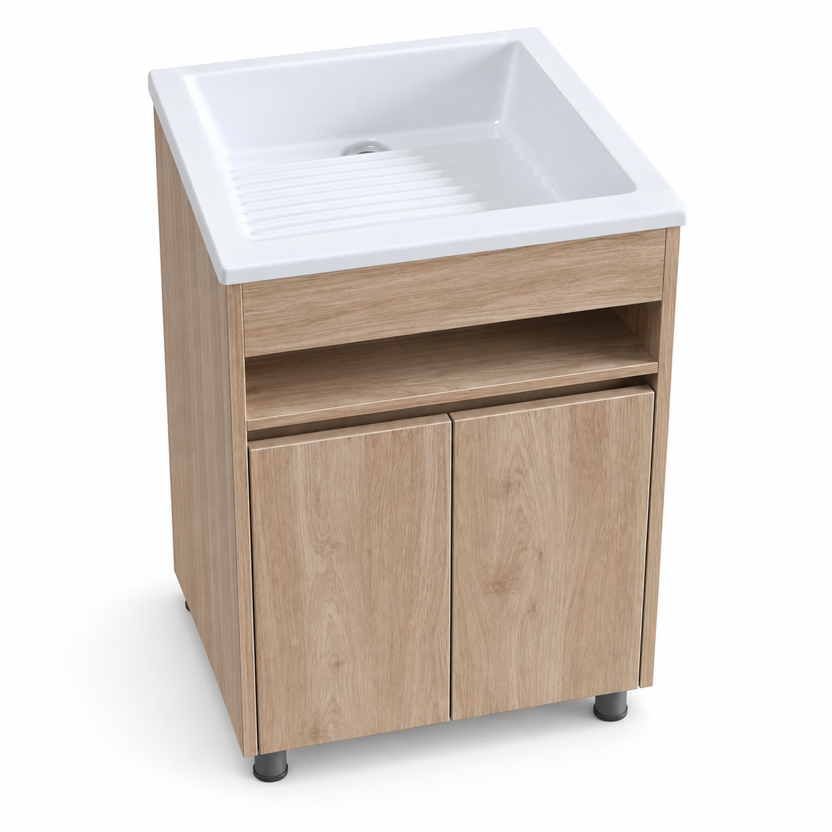 Combo Mueble Con Lavadero 50 X 40 Cm - fondo blanco