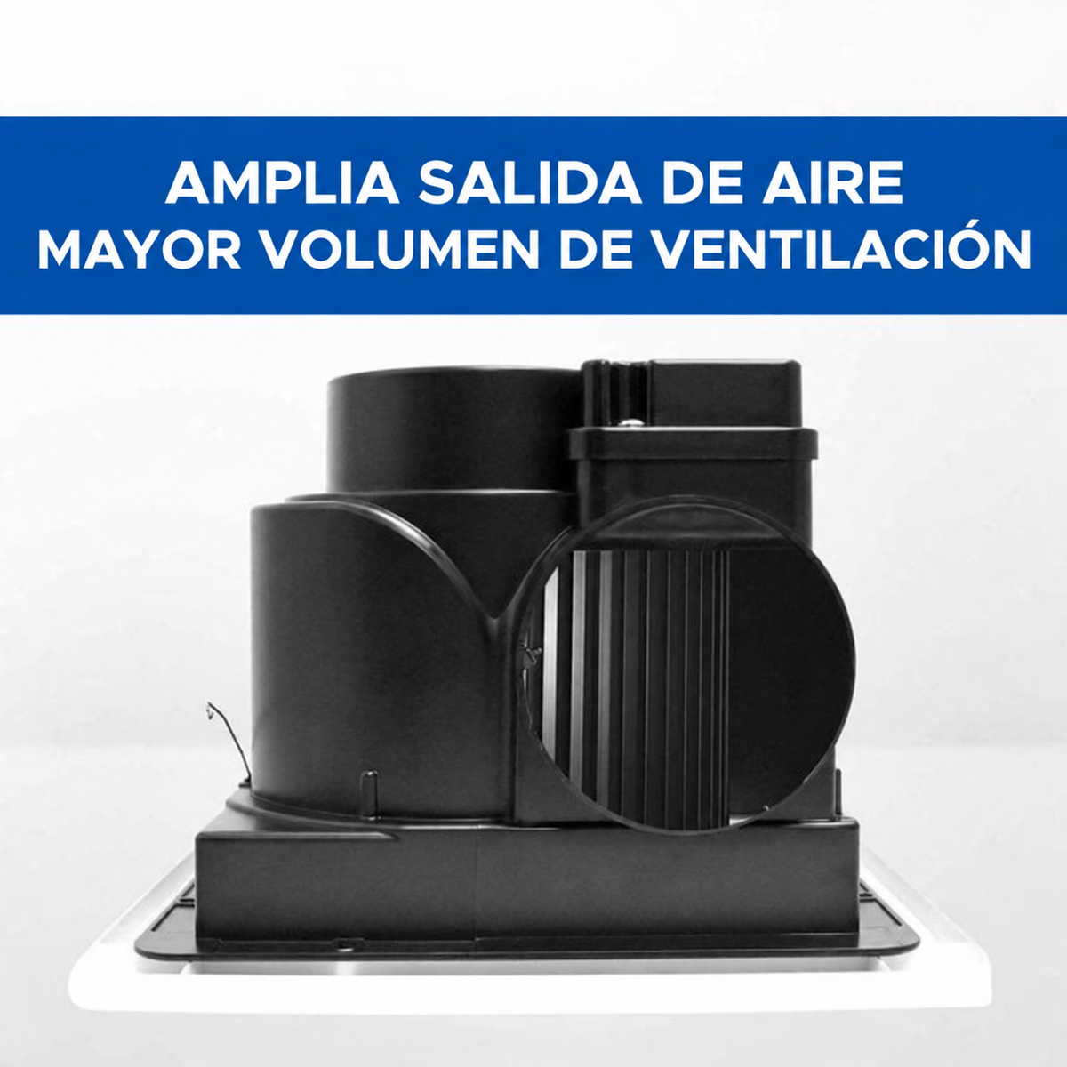 Extractor centrífugo DCF con amplia salida de aire