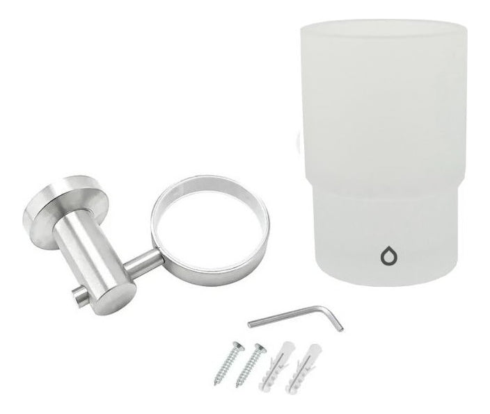 Porta Vaso Baño Metal Inoxidables Satín De Lujo