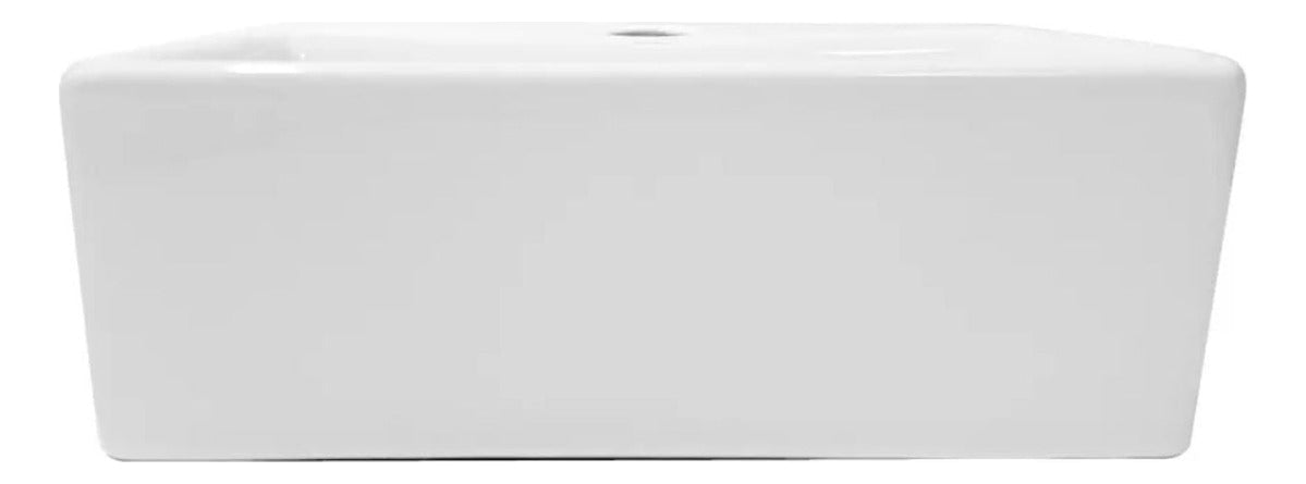 Lavamanos Cerámica Blanca 40,5x42cm - Sobreponer, Vessel