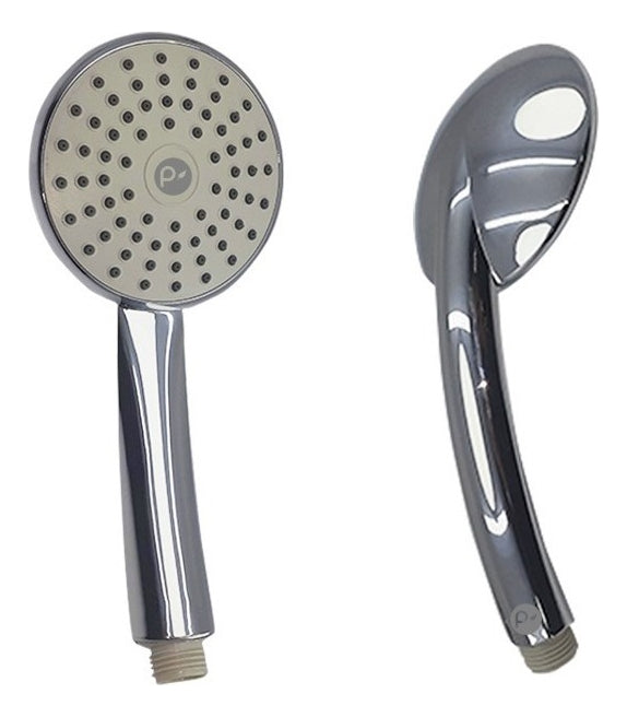 Tele-ducha Redonda Con Manguera Y Soporte En Abs Industrial