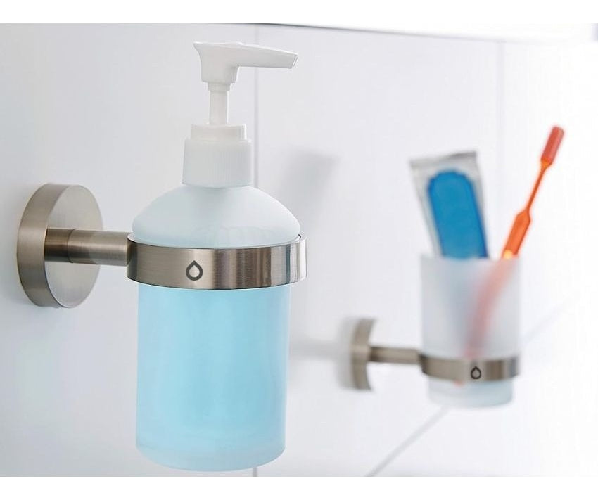 Porta Vaso Baño Metal Inoxidables Satín De Lujo