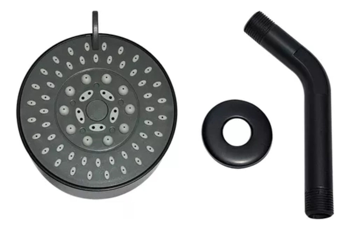 Regadera Ducha Negra