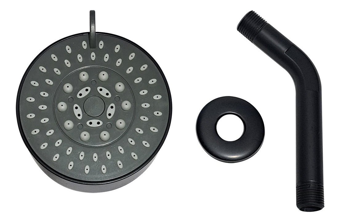 Regadera Ducha Negra