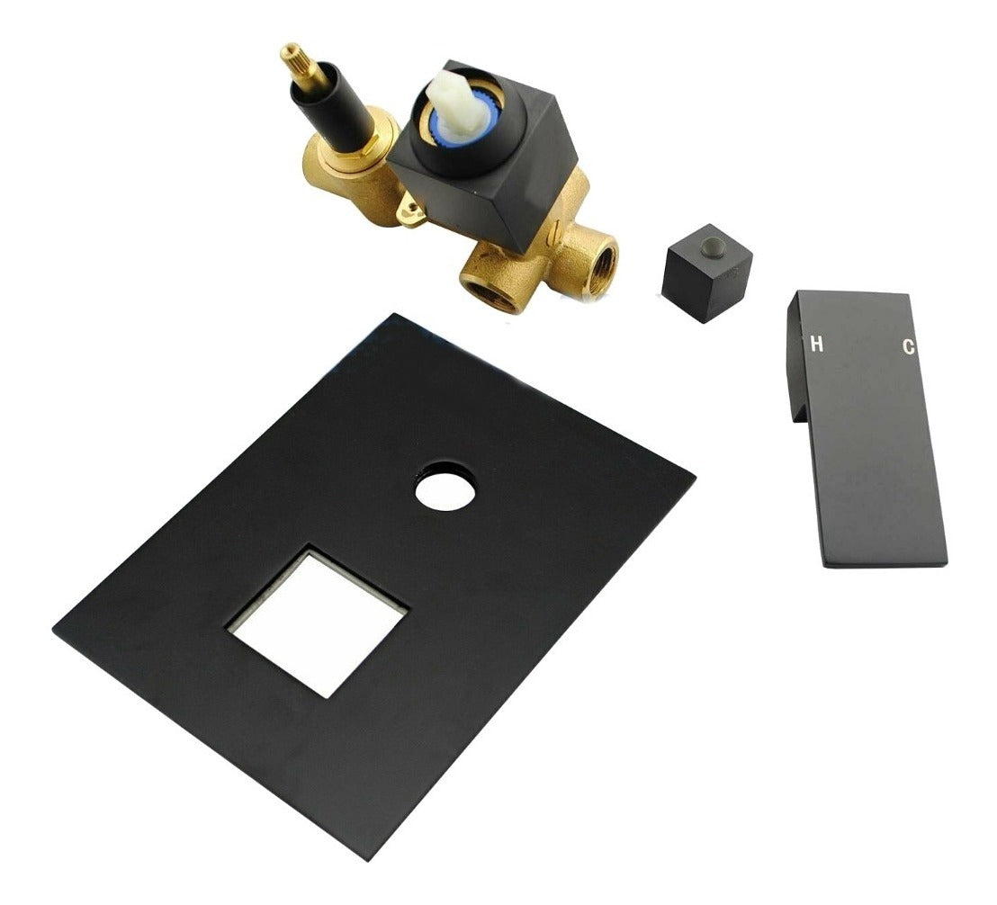 Mezclador Ducha Negro Desviador Teleducha ( No La Incluye)