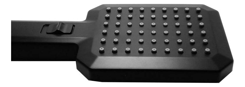 Teleducha Negra Con Soporte Pared Registro Agua Fria