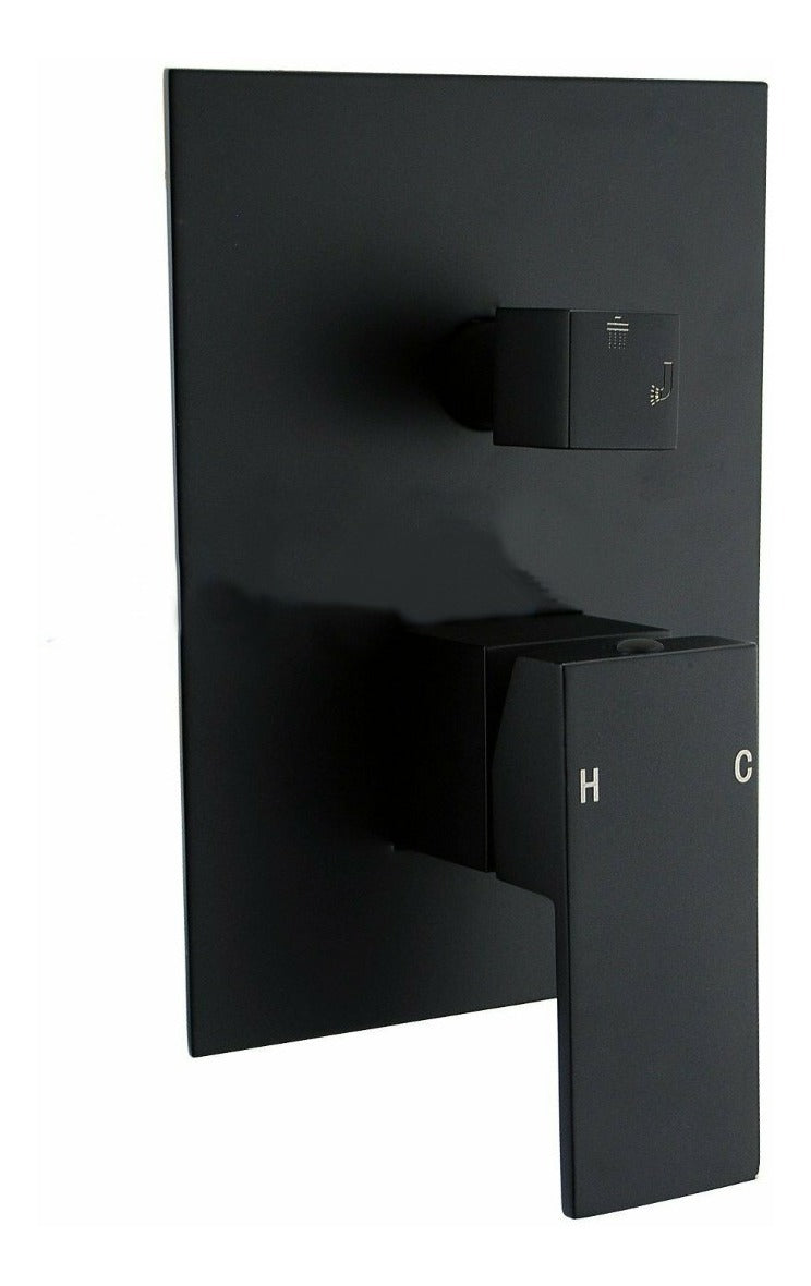 Mezclador Ducha Negro Desviador Teleducha ( No La Incluye)