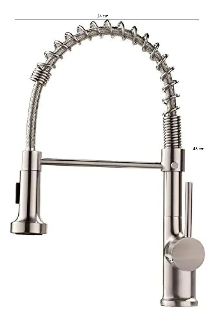 Grifo De Cocina Monocontrol Diseño Moderno Y Funcional