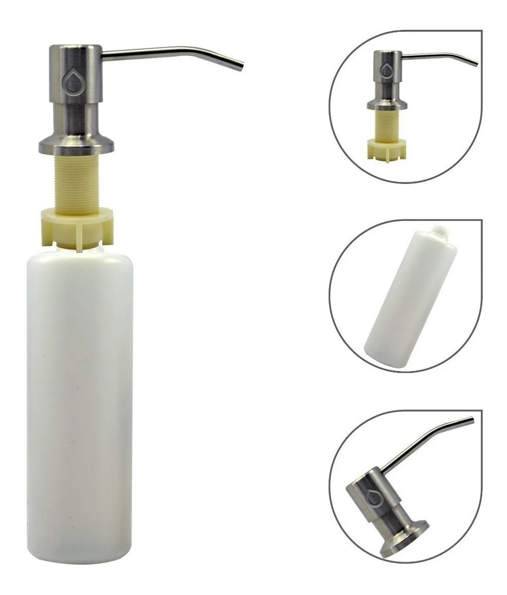Dispensador Jabon Liquido Mesa Push