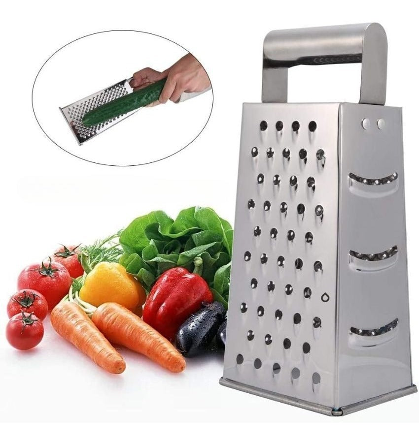 Rallador 4 Caras 27*11*8,5 Acero Inoxidable De Alta Calidad.