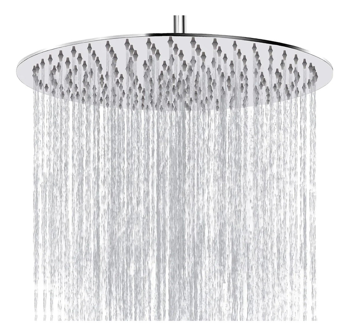 Regadera Acero Ultraplana 20 cms Redonda Alta Calidad Sin Tubo