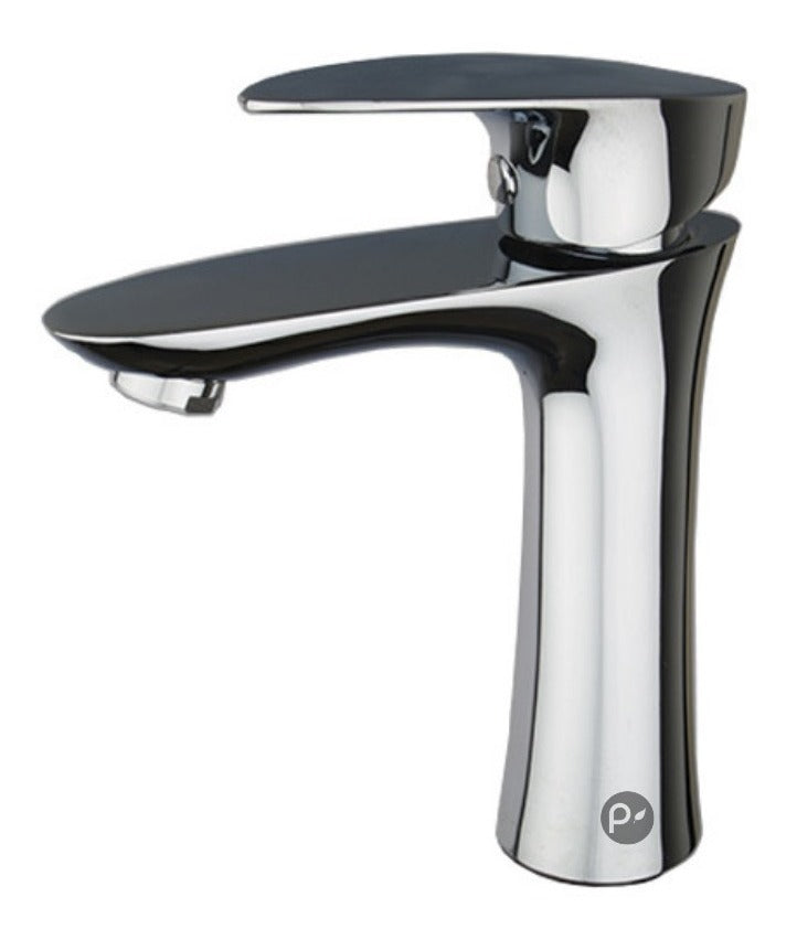 Llave Moderna Lavamanos Manija Lujo Metálico Antioxidante