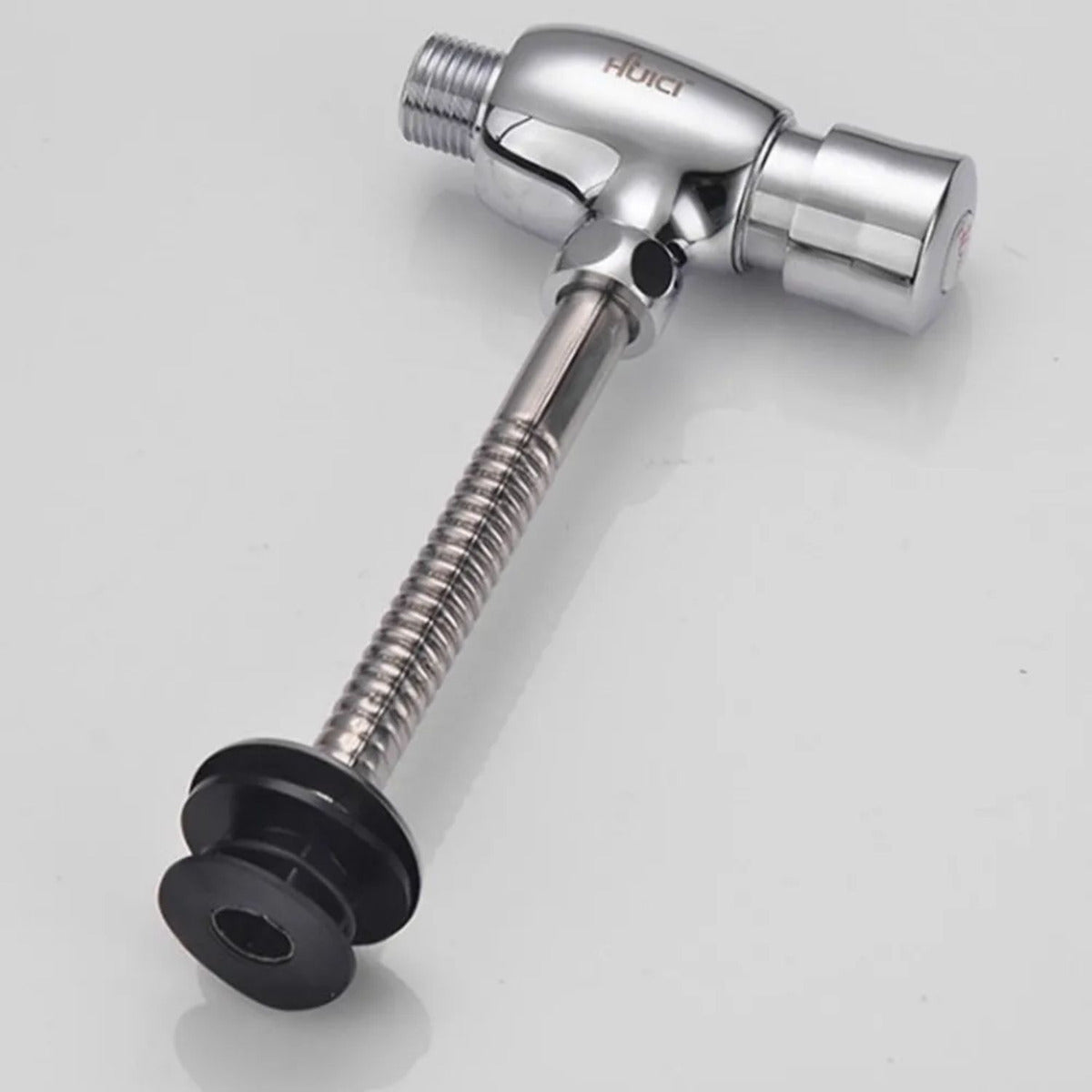 Llave Push Orinal Cierre Automático Metálica Cromada Grifo