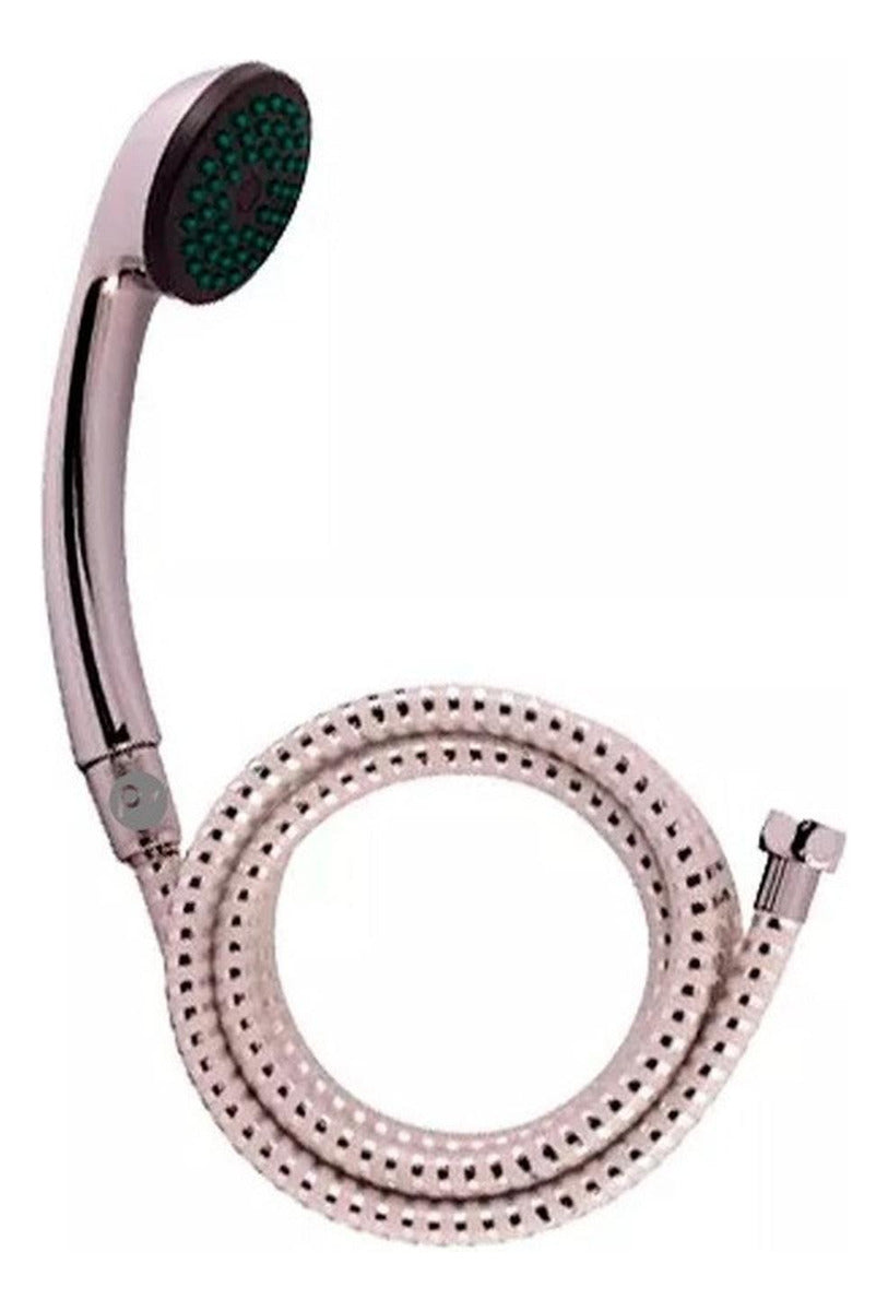 Kit Ducha Telefono Manual Cromado Con Manguera