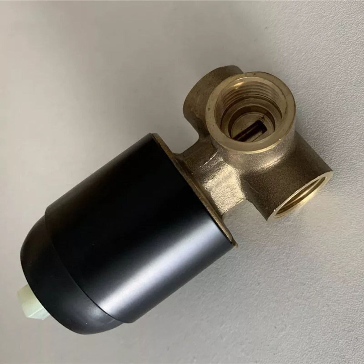 Set Conjunto Ducha Monocontrol Negro Metálico Redonda con Regadera 20 cm y Tubo