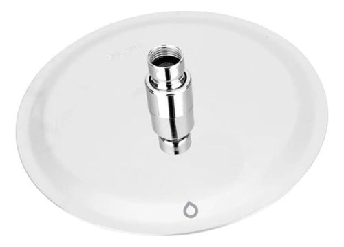Regadera Acero Ultraplana 20 cms Redonda Alta Calidad Sin Tubo