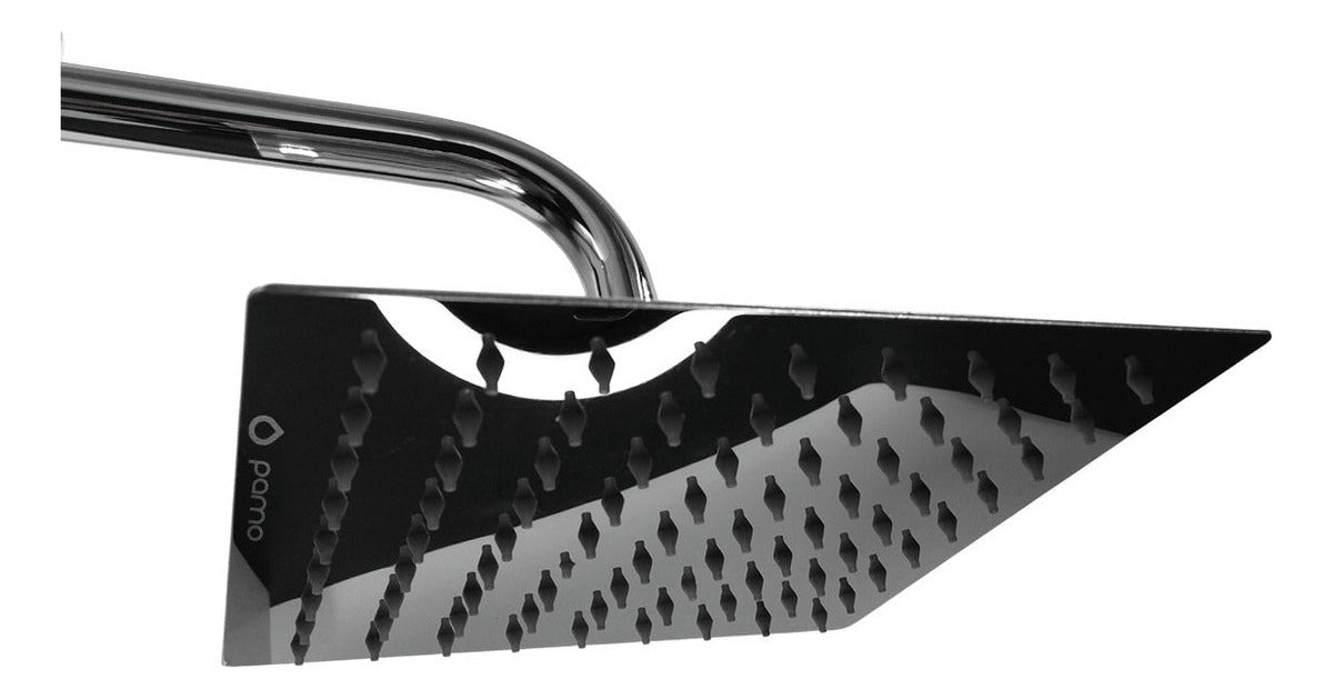 Regadera Ducha Metalica Cuadrada 25 Cms-cromo Incluye Tubo