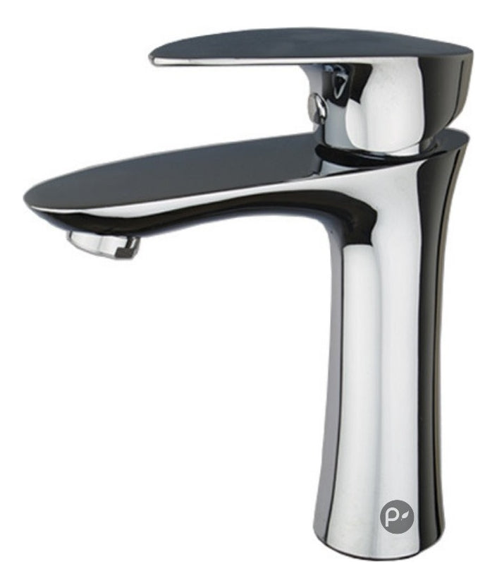 Llave Moderna Lavamanos Manija Lujo Metálico Antioxidante