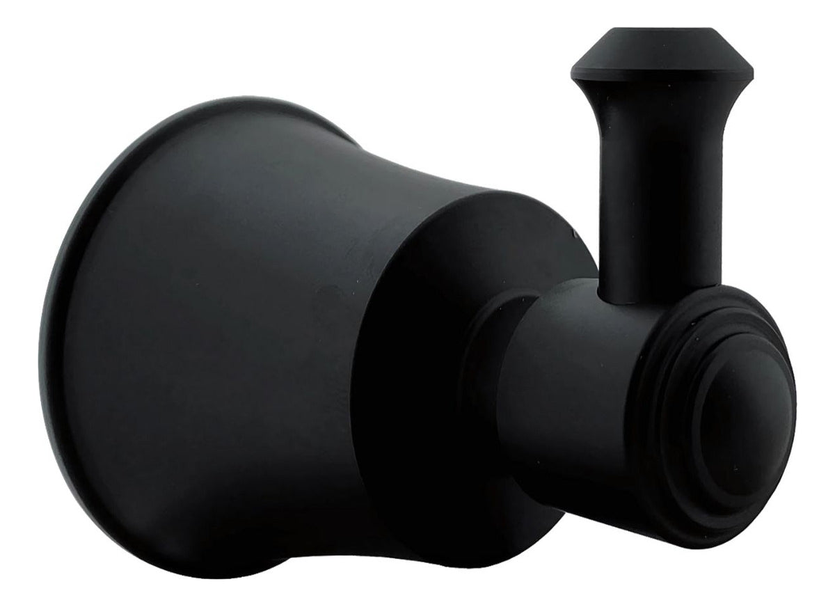 Gancho Perchero L. Turmalina Negro (Aluminio) - Resistente A La Corrosi¢n