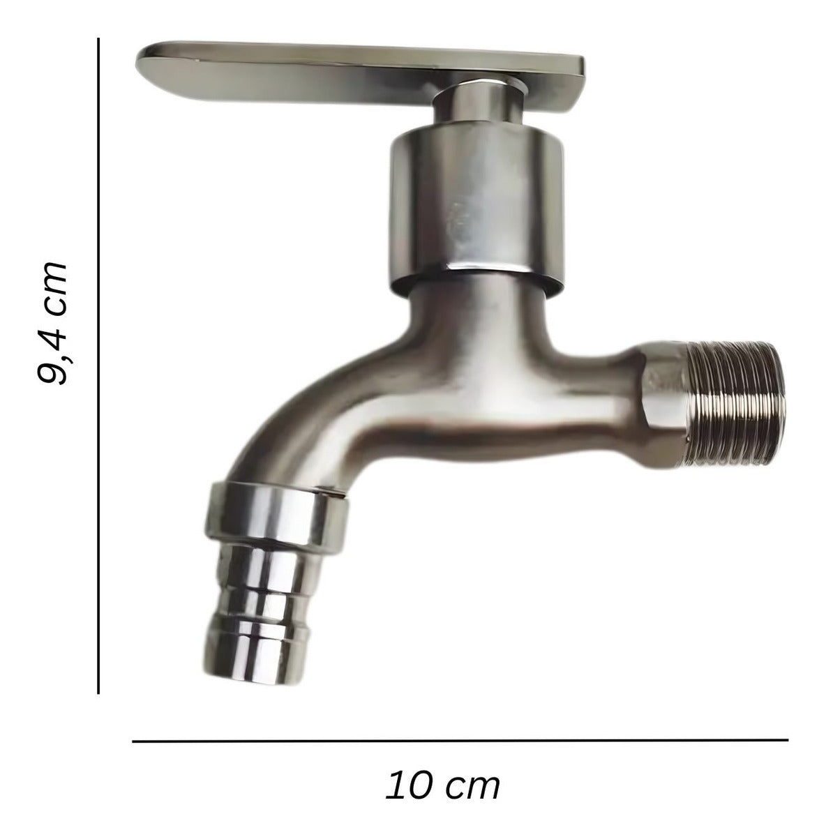 Llave de Acero Inoxidable Terminal, Cocina, Baño, Lavadora, Jardín