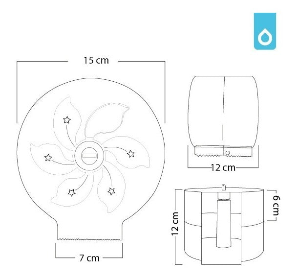 Dispensador De Papel Higi‚nico Hogar