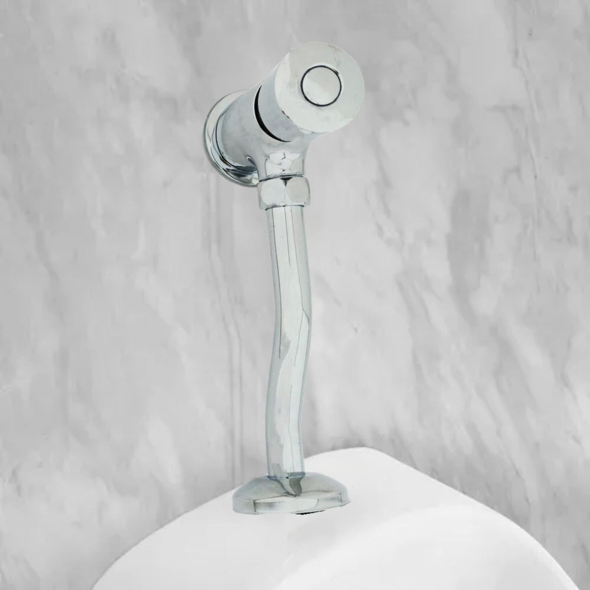 Grifería para Orinal de Push - Sistema de Cierre Automático - Cromada