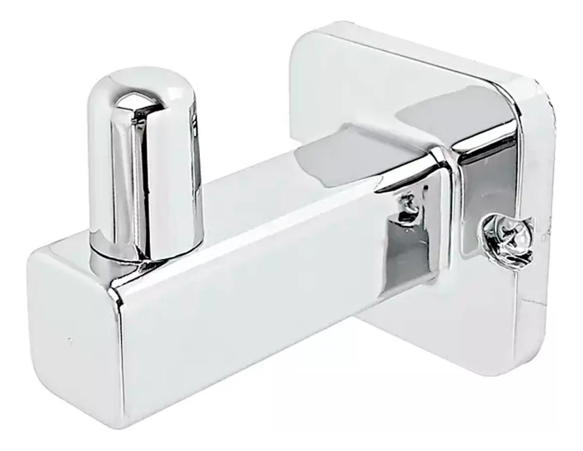 Percha Cromada Barú: Estilo y Funcionalidad para Tu Baño