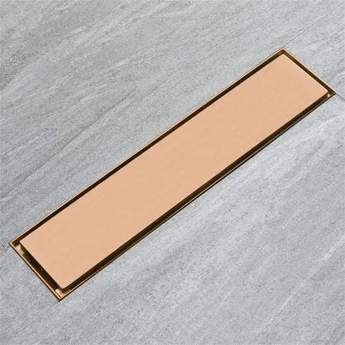 Rejilla Acero 60Cm Panel Oculto Oro Rosa Opaco Antiolor
