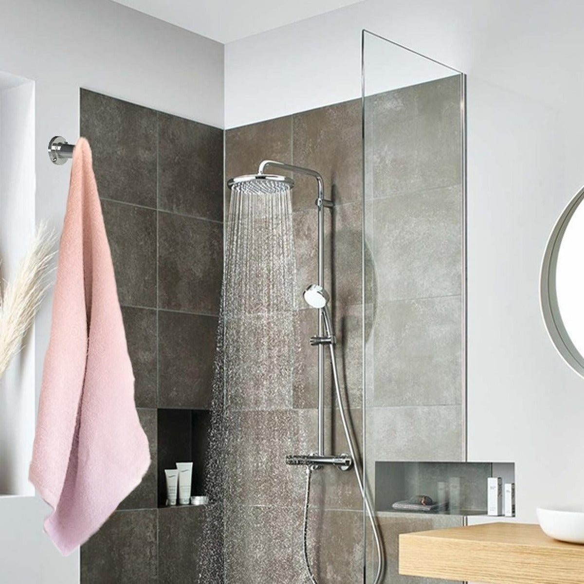 Percha Salento Cromado