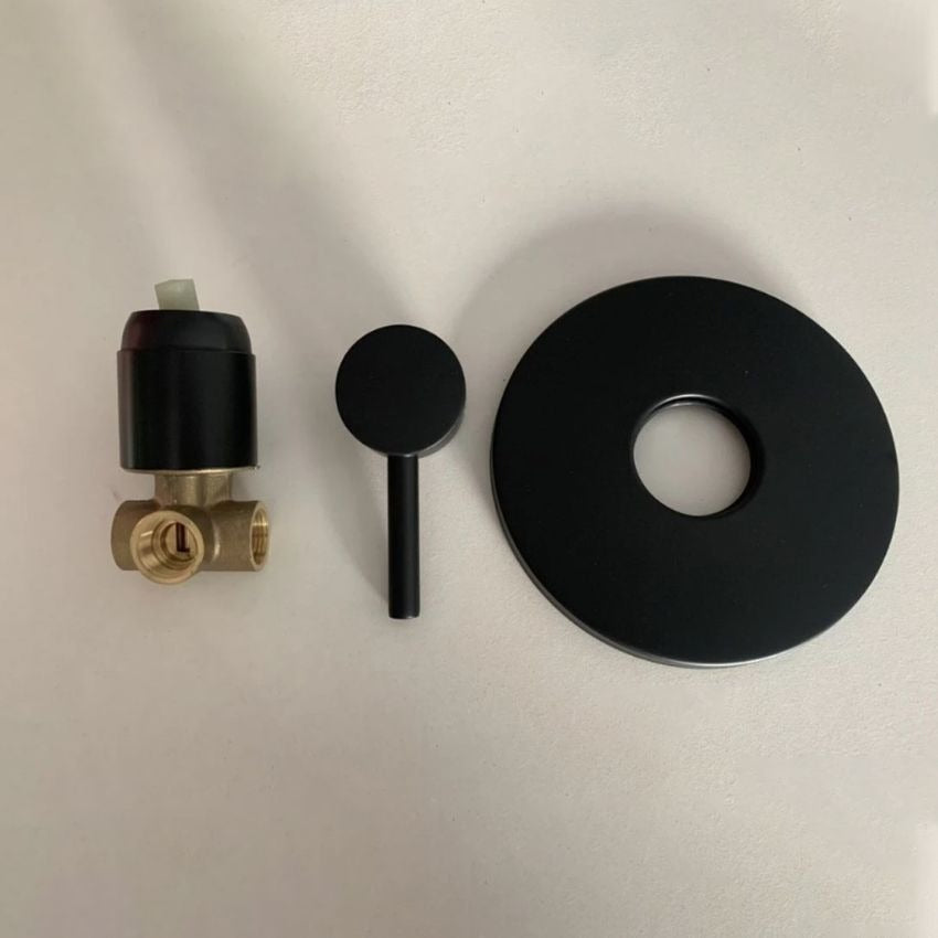 Grifer¡a Ducha Monocontrol Negra Lujo Alta Calidad