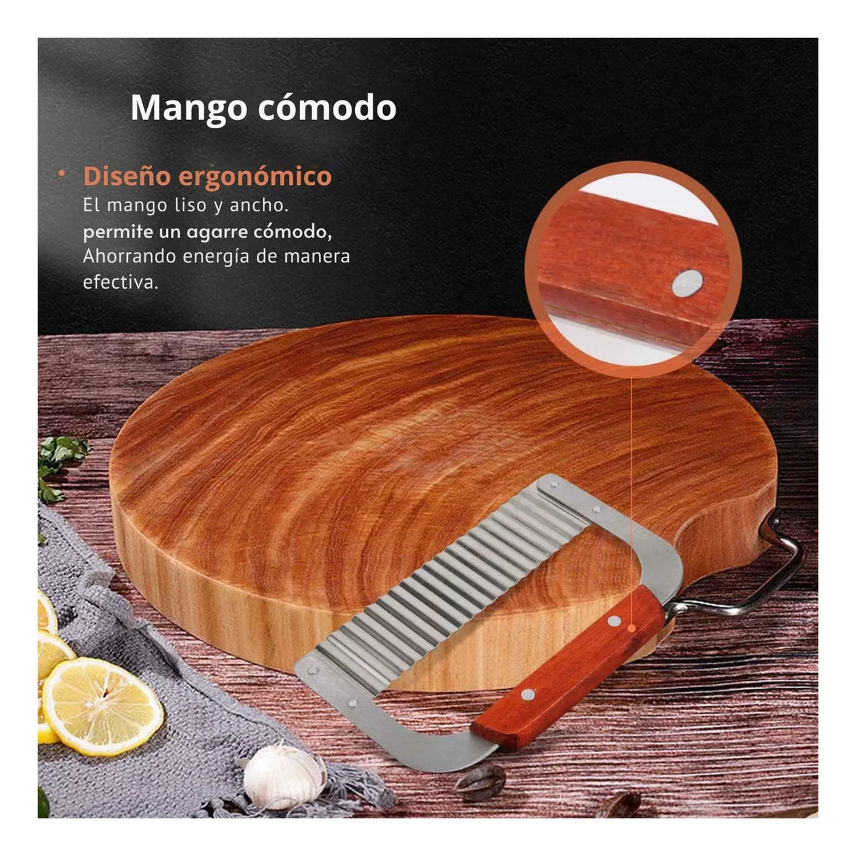 Cortador Multiusos Ondulado De Lujo Alta Calidad.