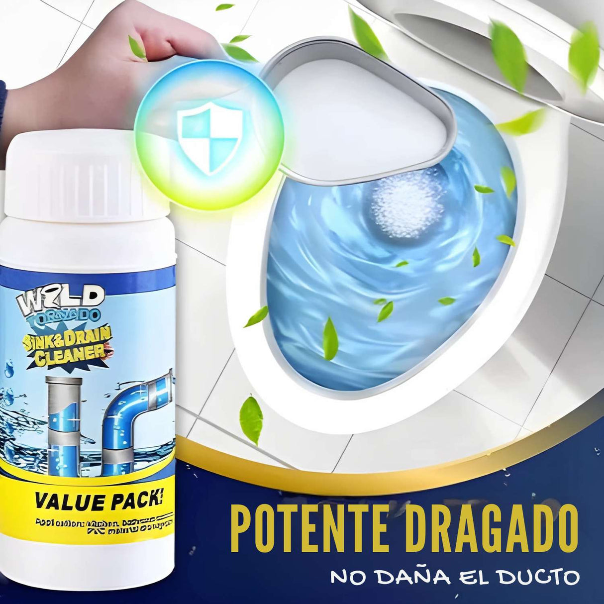 Wild Tornado Destapa Cañerías – ¡Elimina obstrucciones al instante!